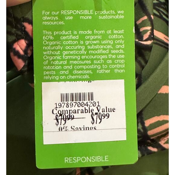 Hutch Zenna Floral One-Piece Swimsuit Green Pink Size XS NWT No Belt Vacation - Picture 12 of 14